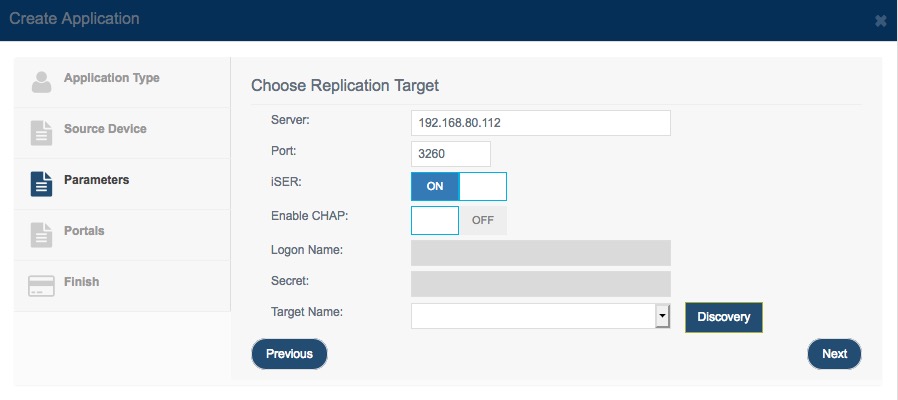 create iscsi
                ha