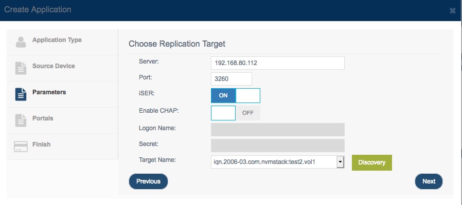 create iscsi
                ha