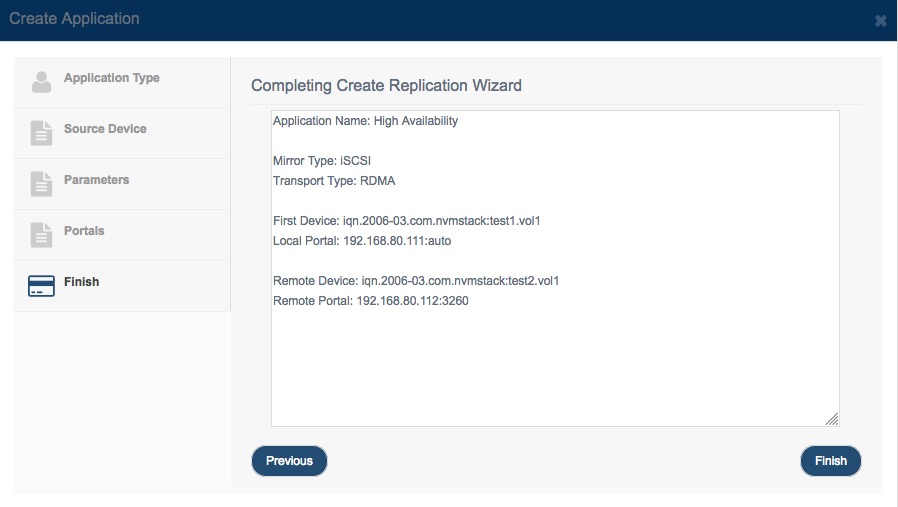 create iscsi
                ha